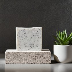 lemon and poppy seed soap