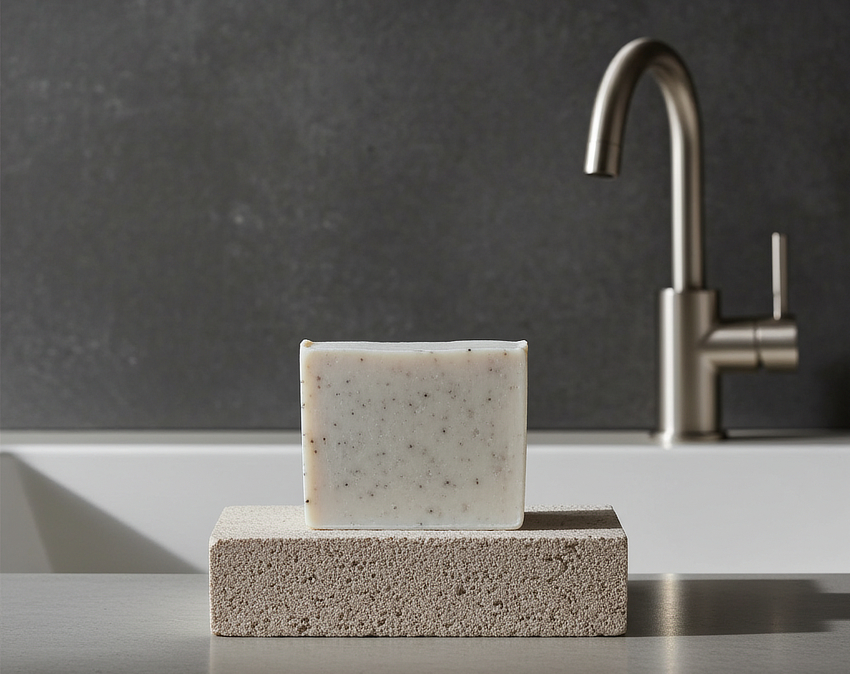 Lemon and Poppy Seed Soap for Gentle Exfoliation 4 lemon and poppy seed soap