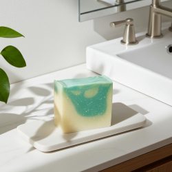 lemongrass and pine soap