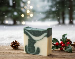 christmas tree soap