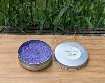 sugar scrub lavender and bergamot