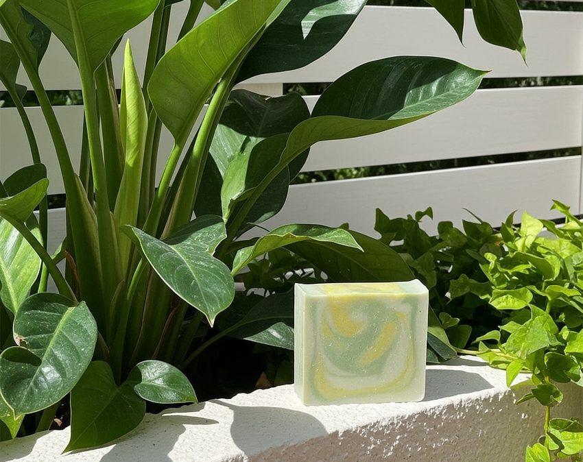 lemon, lime and may chang soap