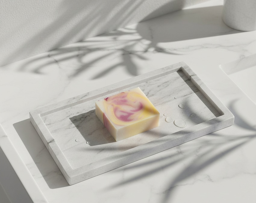 Aromatherapy Face and Body Bundle - 5 Powerful, Natural Care Products 6 pink pepper soap