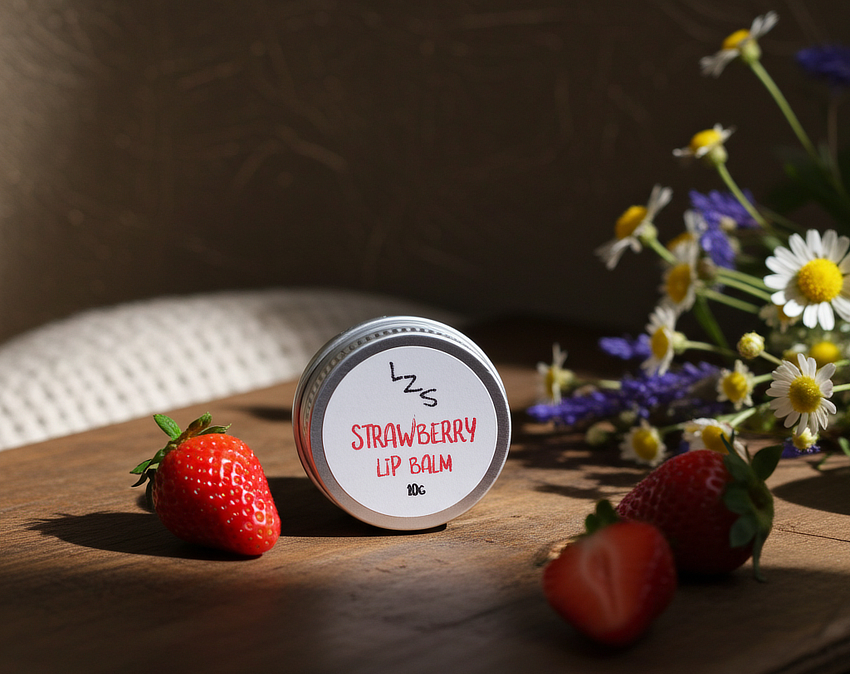 Gym Shower Kit - The Perfect Products To Shower at the Gym 6 strawberry lip balm