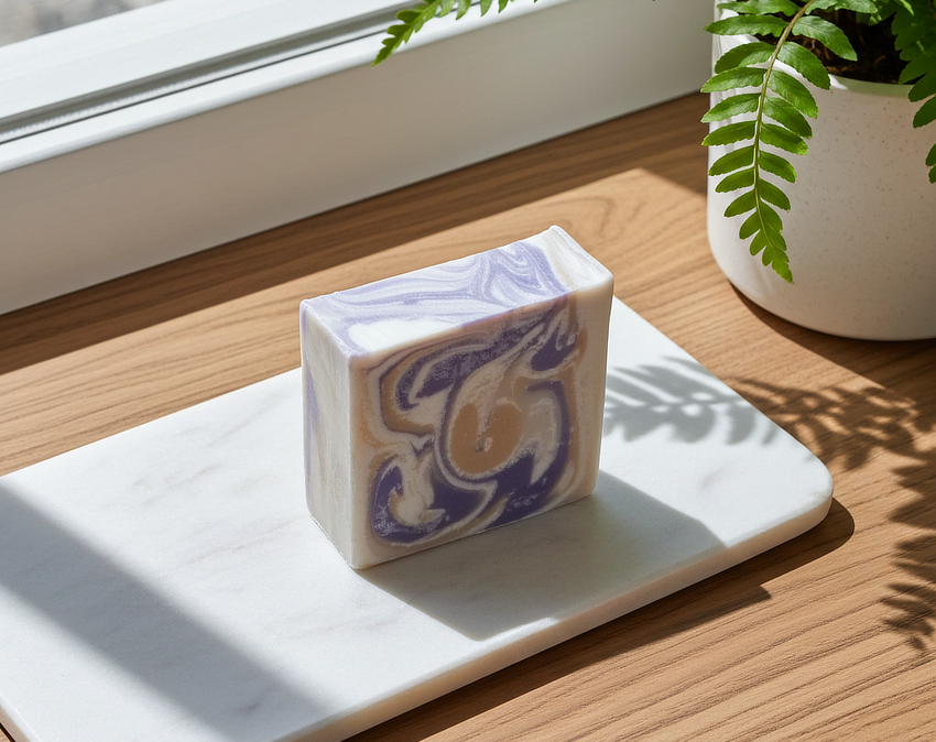 lavender and bergamot soap