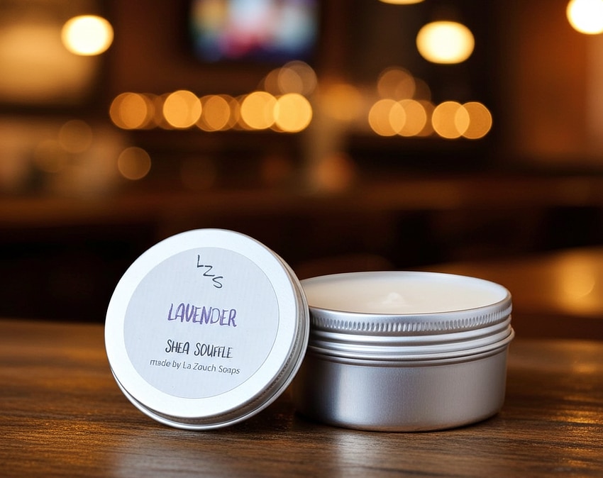 Pedicure Kit at Home for Extremely Smooth Feet and Legs 4 shea souffle moisturiser lavender