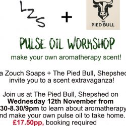 aromatherapy pulse oils workshop