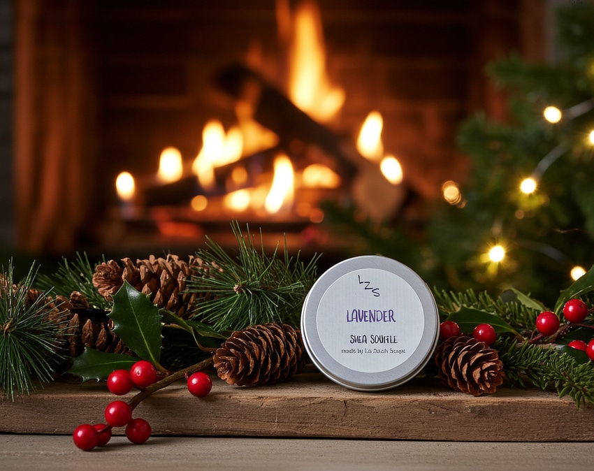 Pedicure Kit at Home for Extremely Smooth Feet and Legs 7 shea souffle lavender