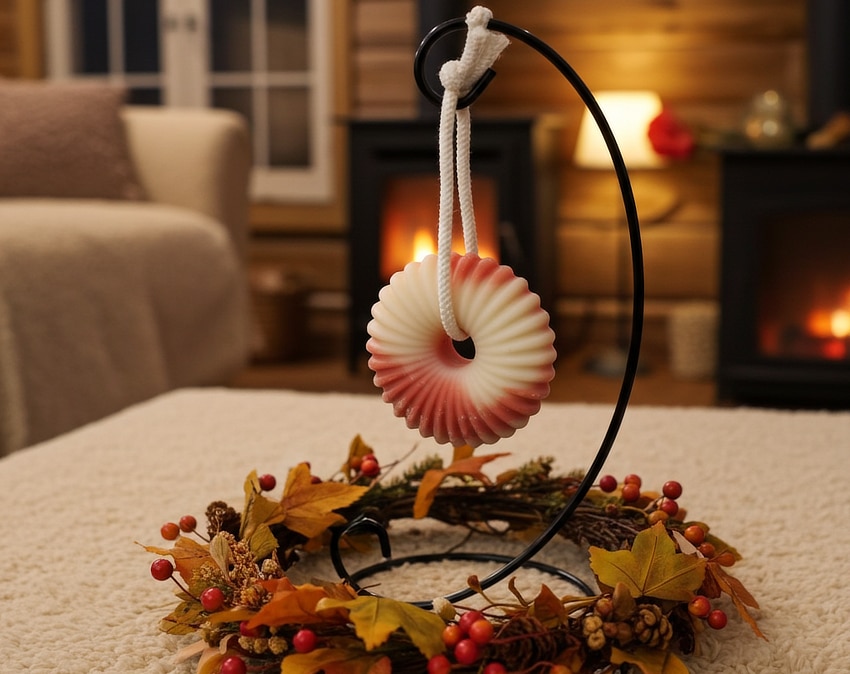 Handmade Soap on a Rope - perfect for Soft Skin 5 soap on a rope with stand