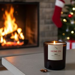 candle christmas spice
