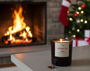 candle christmas spice